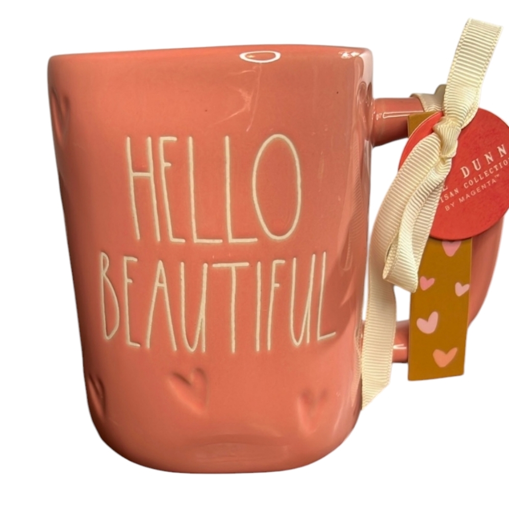 💕NWT Rae Dunn HELLO BEAUTIFUL Mug💕